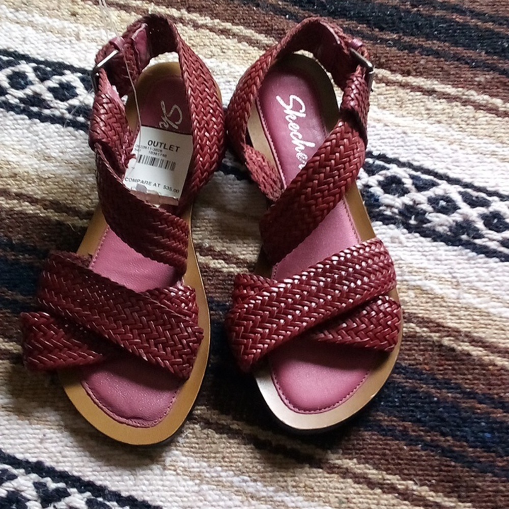 Skechers Strappy Woven Slingback